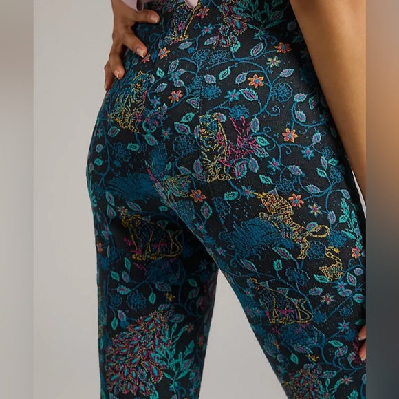 Anthropologie Maeve The Margot Kick Flare Cropped Pants - Picture 2 of 6